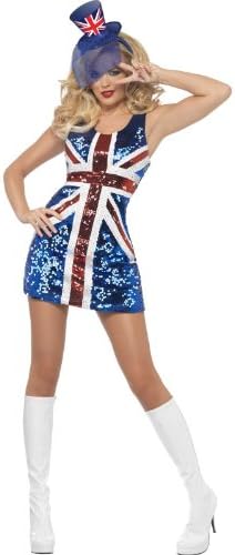 Smiffys Rule Britannia Costume - Women's Size 12-14 (25001S)