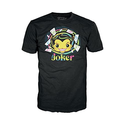 Funko Pop! DC Comics - The Joker Vinyl Figure & T-Shirt Bundle (63615)