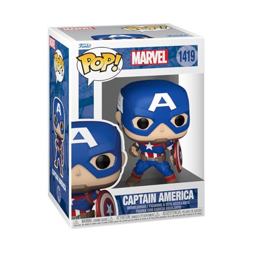 Funko Pop! Marvel Comics - Captain America Vinyl Figure (82497)