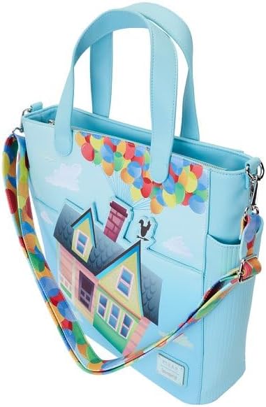 Loungefly Tote Bags Pixar Up 15th Anniversary Convertible Tote Bag Blue