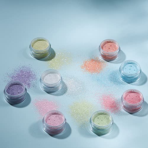 Pastell-Glitzerstreuer von Moon Glitter – Koralle – kosmetischer Festival-Make-up-Glitzer für Gesicht, Körper, Nägel, Haare, Lippen – 5 g