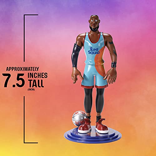 The Noble Collection Space Jam 2: A New Legacy Bendyfigs - LeBron James Poseable Figure (NN9586)