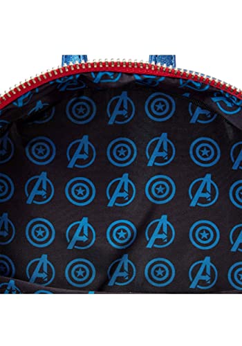 Loungefly Marvel Captain America Metallic Mini Backpack (Style: Cosplay)