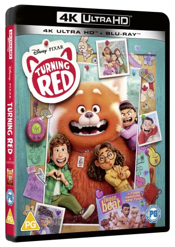 Disney &amp; Pixars Turning Red 4K UHD [Blu-ray] [2022] [Region Free]