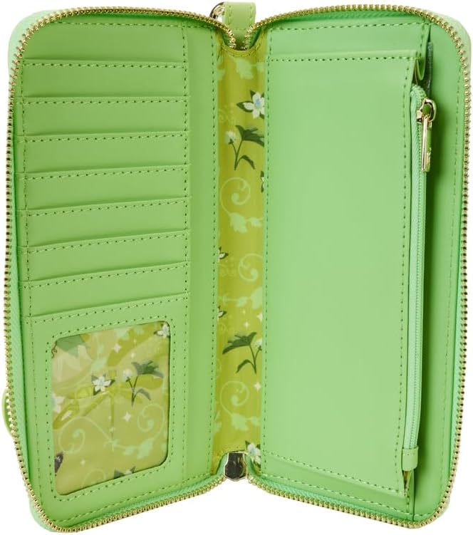 Loungefly Disney Princess and The Frog Tiana Lenticular Zip Around Kids Wallet M