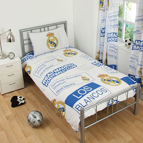 Real Madrid F.C. - Real Madrid Patch Single Duvet Set Bedding (UTSG3654_1)