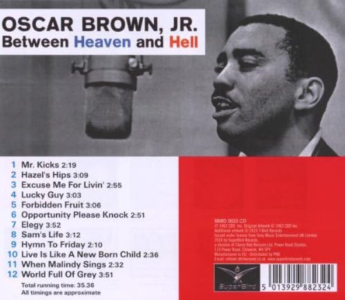 Oscar Brown Jr. - Between Heaven And Hell [Audio CD]