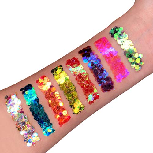 Moon Glitter - Iridescent Chunky Face & Body Glitter Gel (16 g) (G13535)