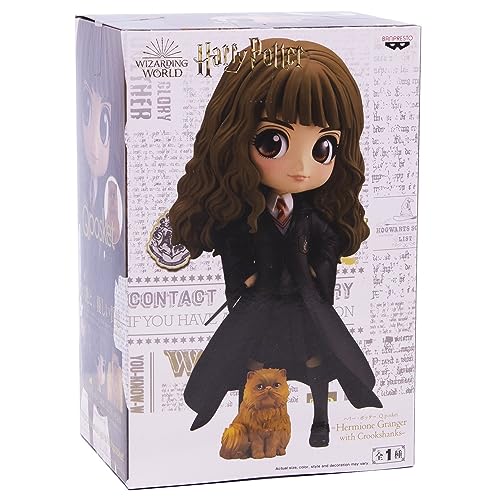 Banpresto Harry Potter Hermine Granger mit Crookshanks Q PosketFigur, BP16651