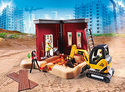 Playmobil 70443 City Action Construction Petite Pelle avec Godet Mobile