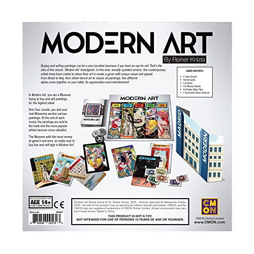 CoolMiniOrNot Modern Art Board Game (MDA001)