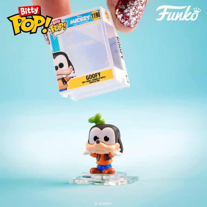 Funko Bitty POP! Disney - Goofy, Chip, Minnie Mouse (Hands Folded) & Mystery Figure Vinyl Collectible 4-Pack