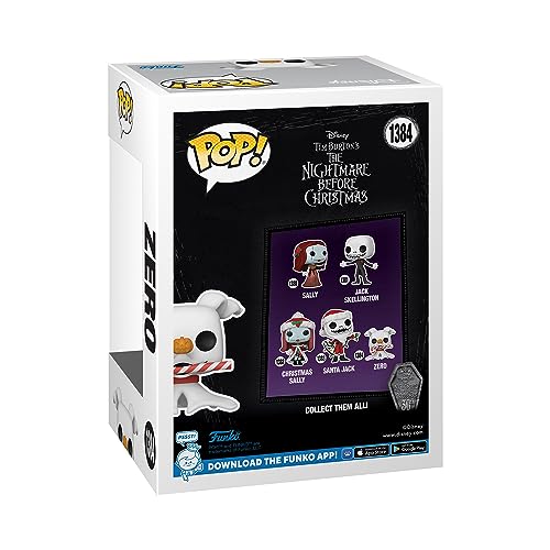 Funko Pop! Disney The Nightmare Before Christmas - Zero with Candy Cane Vinyl Figure (72387)