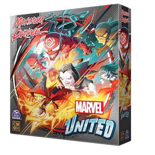 CMON Marvel United: Maximum Carnage Expansion Tabletop Miniatures Strategy Game (CMNMUN018)