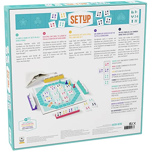 Bezzerwizzer SETUP Rummy Style Family Board Game (BZWSET0102)