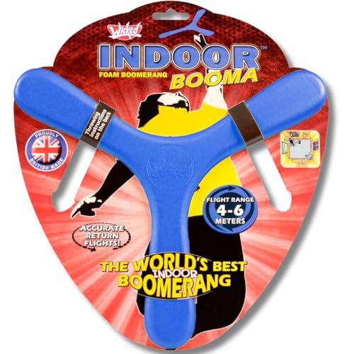 Wicked Indoor Foam Boomerang Booma Flying Sports Toy