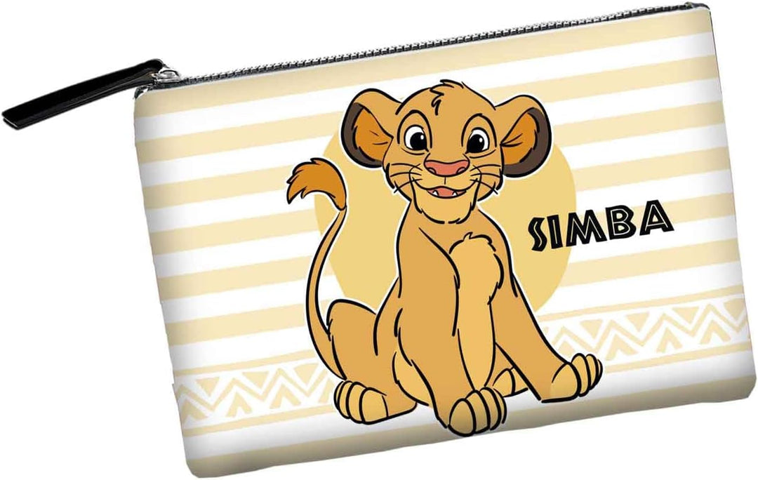 Lion King Sunset-Soleil Toiletry Bag, White, 30.5 x 22.5 cm