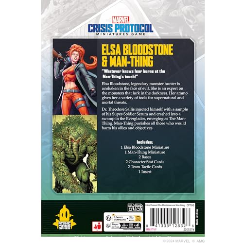 Atomic Mass Games Marvel Crisis Protocol: Elsa & Man-Thing Character Pack (AMGCP186)