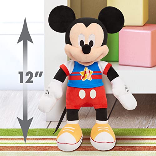 Mickey Mouse Singing Fun Plush - Interactive Light-Up Toy for Ages 3+ (14619)