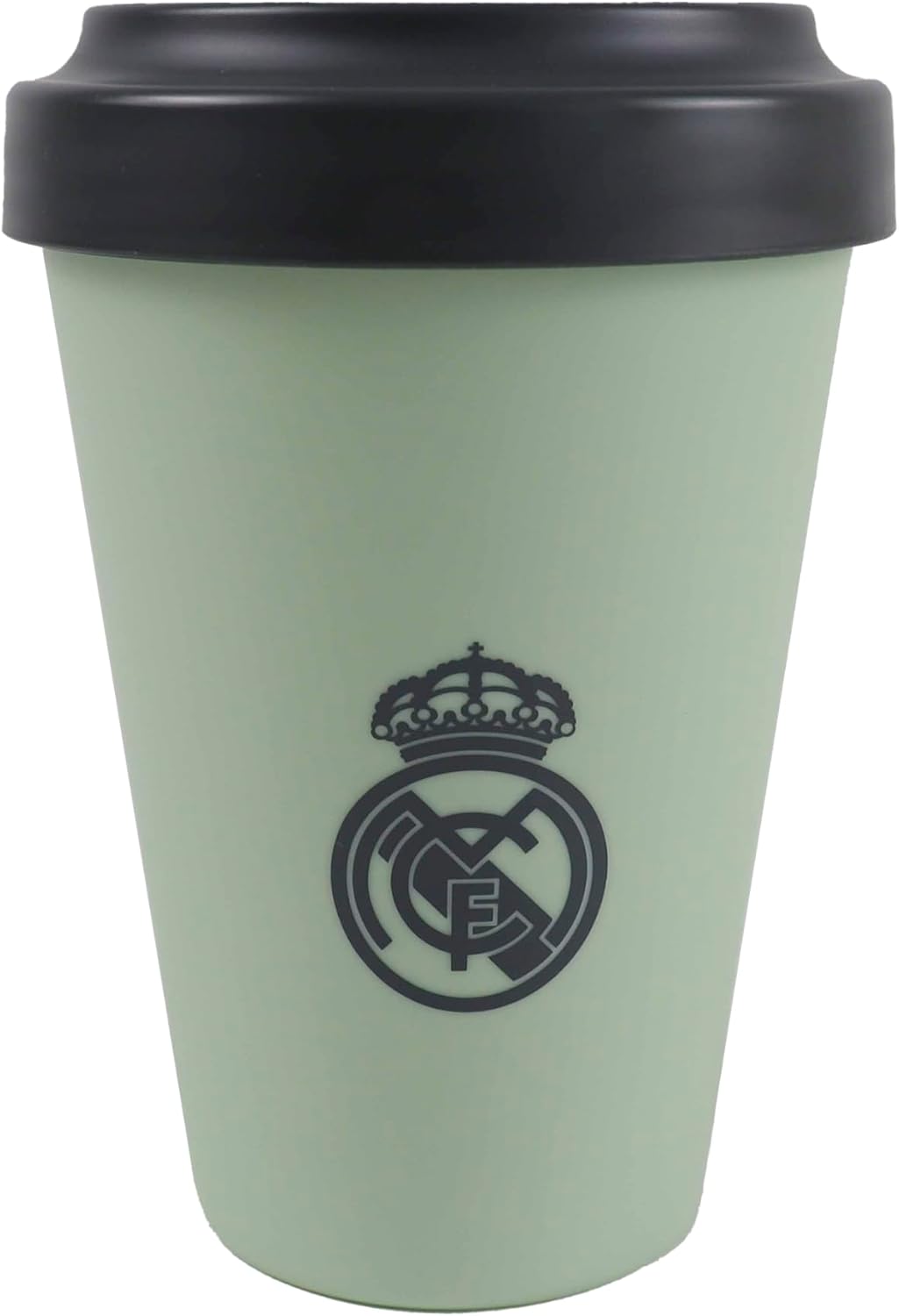 CYP BRANDS - Real Madrid Tumbler with Lid, 400ml, Green, Official Licensed Product