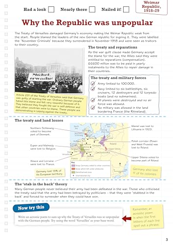 Pearson REVISE Edexcel GCSE (9-1) History Weimar and Nazi Germany, 1918-39 Revision Guide and Workbook + App - Pearson (Paperback, 2021 Edition)