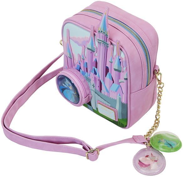 Loungefly Disney Sleeping Beauty Stained Glass Castle Crossbody Bag - Accessory (2023)