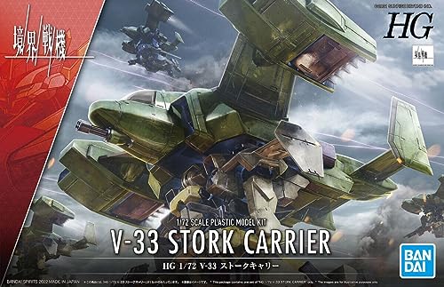 Bandai HG 1/72 Mobile Suit Gundam - V-33 Stork Carrier Model Kit (2590599)