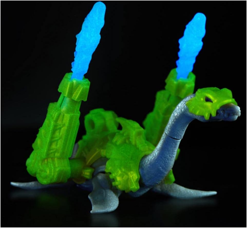 5 Surprise Dino Strike Glow in the Dark Series 2 - Building & Battle Toy Set (2023)