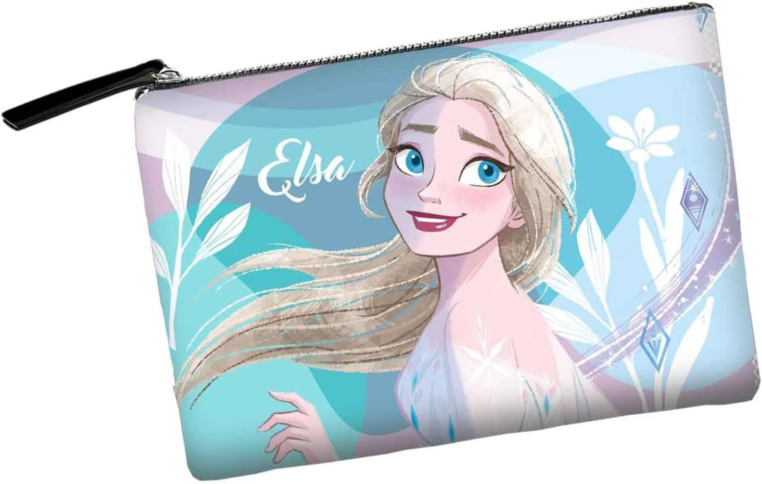 Frozen 2 Summer-Soleil Toiletry Bag, Blue, 30.5 x 22.5 cm