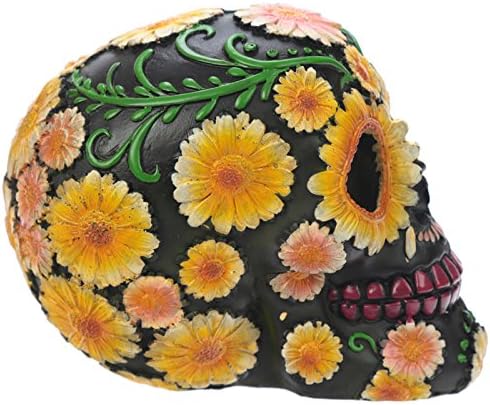 Fantasy Day of the Dead Daisy Skull