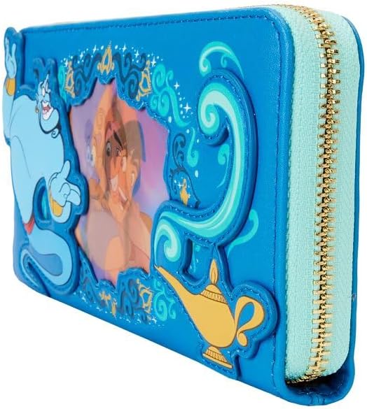 Loungefly Disney Princess Jasmine Wristlet Wallet Blue