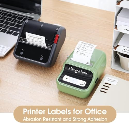 NIIMBOT B21/B3S Label Maker Tape - 1.97" x 2.76" (50x70mm) Waterproof Sticker Paper, 110 Labels per Roll, Strong Adhesive, Tearproof, Oil-Proof, Compatible with NIIMBOT B21 Printer