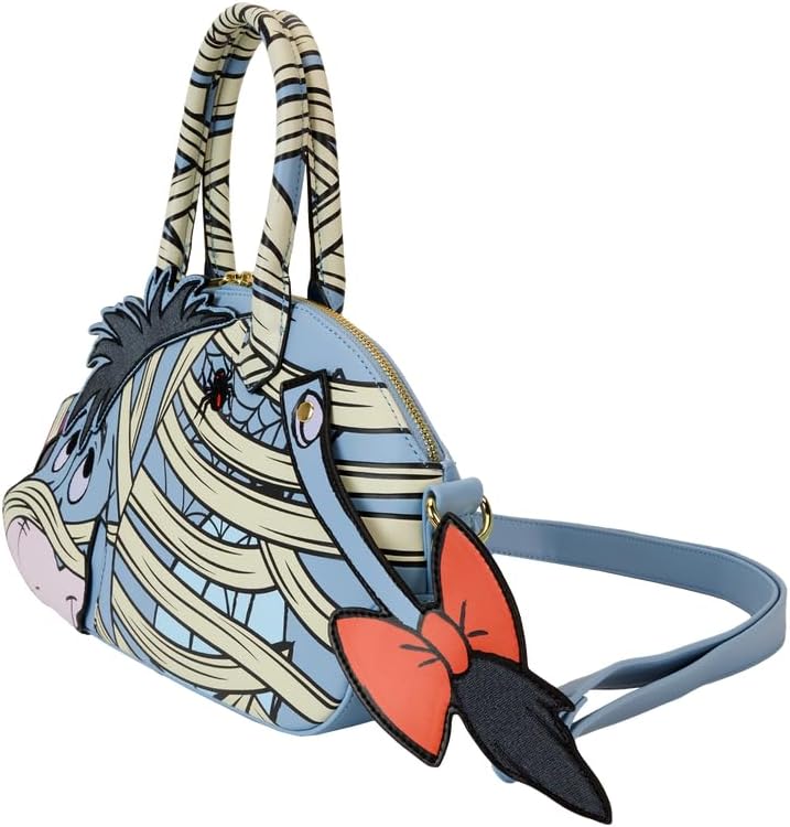 Loungefly Disney Winnie the Pooh Mummy Eeyore Glow Crossbody Bag (WDTB3065)