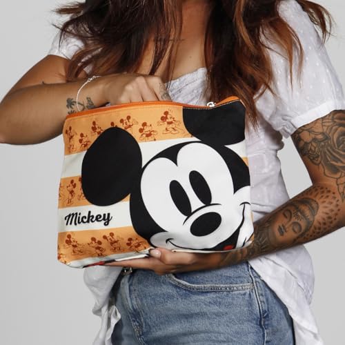 Disney Mickey Mouse Orange-Soleil Toiletry Bag (07056)