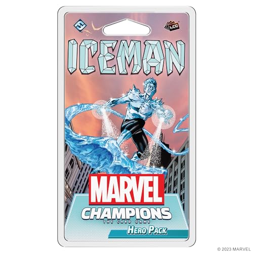 Fantasy Flight Games Marvel Champions The Card Game Iceman Hero Pack Expansion (FFGMC46EN)