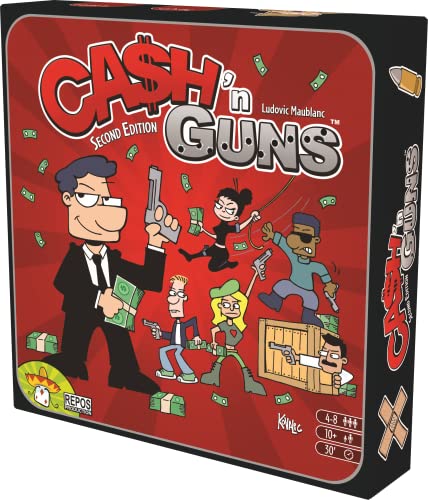 Repos Productions Cash 'n Guns Second Edition Board Game (CG02)