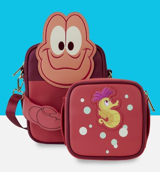 Loungefly Disney The Little Mermaid Sebastian Crossbody Bag (LF-WDTB2987)