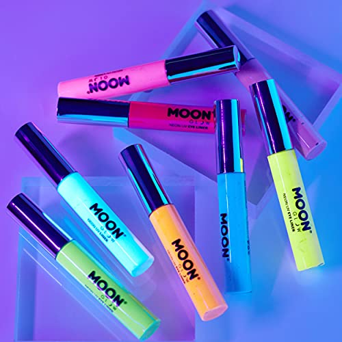 Moon Glow Neon UV Eye Liner 10ml Gelb leuchtet hell unter UV-Licht