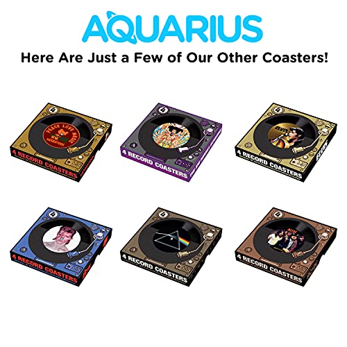 AQUARIUS - Pink Floyd Vinyl Coaster Set, 4-Piece, Multi-Colour