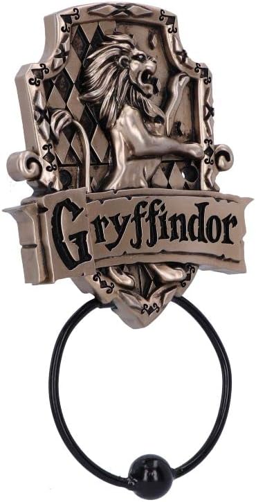 Nemesis Now Officially Licensed Harry Potter Gryffindor Door Knocker, Bronze, 24