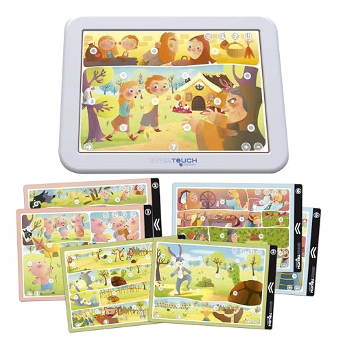 Educa Touch Junior - Learning the Alphabet & Storytelling for Ages 2+ (Portuguese Language)