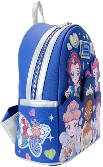 Loungefly Backpacks Disney Princess Manga Style Mini Backpack Blue