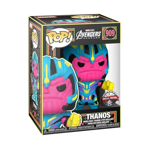 Funko Pop! Marvel - Thanos Vinyl Figure & T-Shirt Bundle (BKLT)