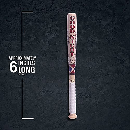 The Noble Collection DC Harley Quinn Baseballschläger-Stift – 6 Zoll (15 cm) Miniatur-Schläger-Kugelschreiber – offiziell lizenziertes Filmset, Film-Requisiten, Geschenke und Schreibwaren