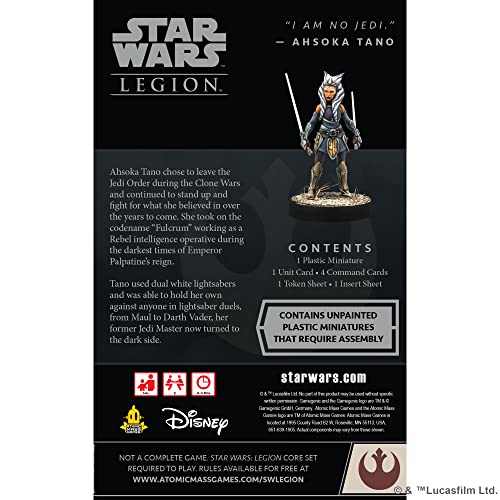 Atomic Mass Games Star Wars Ahsoka Tano Operative Expansion Miniature (FFGSWL106)