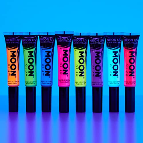 Moon Glow Neon UV Mascara 15 ml Rosso si illumina brillantemente sotto i raggi UV!