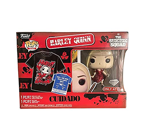 Funko Pop! Movies Suicide Squad - Harley Quinn Vinyl Figure & Large Tee (Collector's Box)