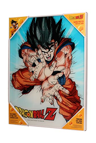 DRAGON BALL Z Goku Kame Glass Poster - 30x40 cm Collectible Display