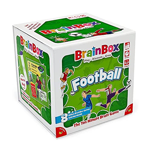 BrainBox Football Card Game | Memory & Observation | Ages 8+ (GREG124409)