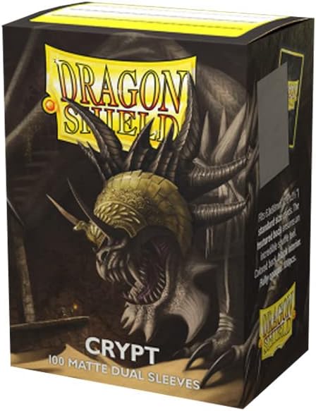 Dragon Shield Standard Matte Dual Sleeves - Crypt Neons Trading Card Sleeves (100 Sleeves)